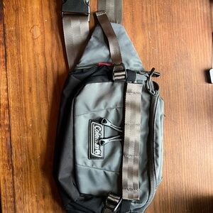 Gray Crossbody Bag for Men